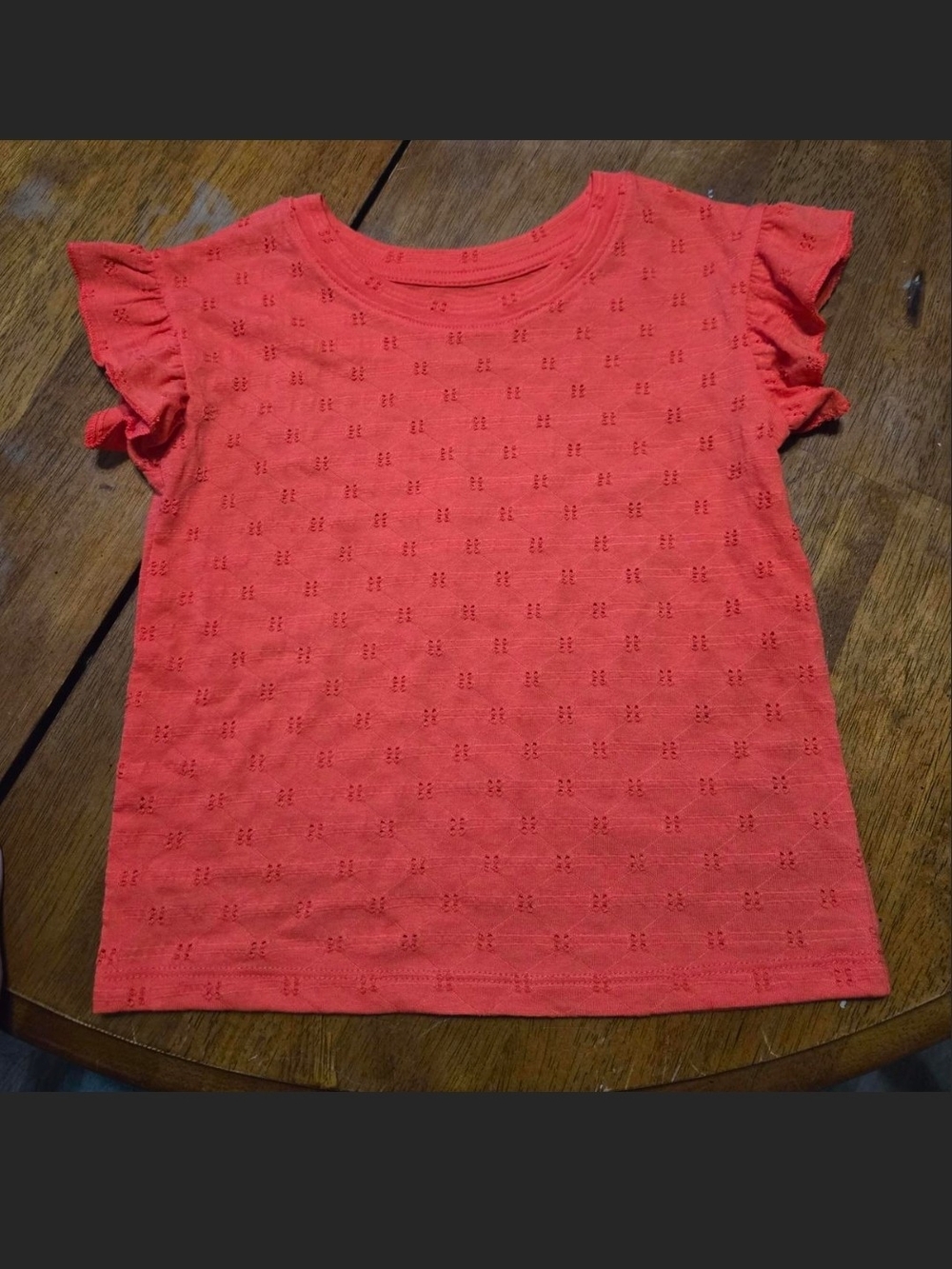 Cat And Jack Girls Red Blouse 4t